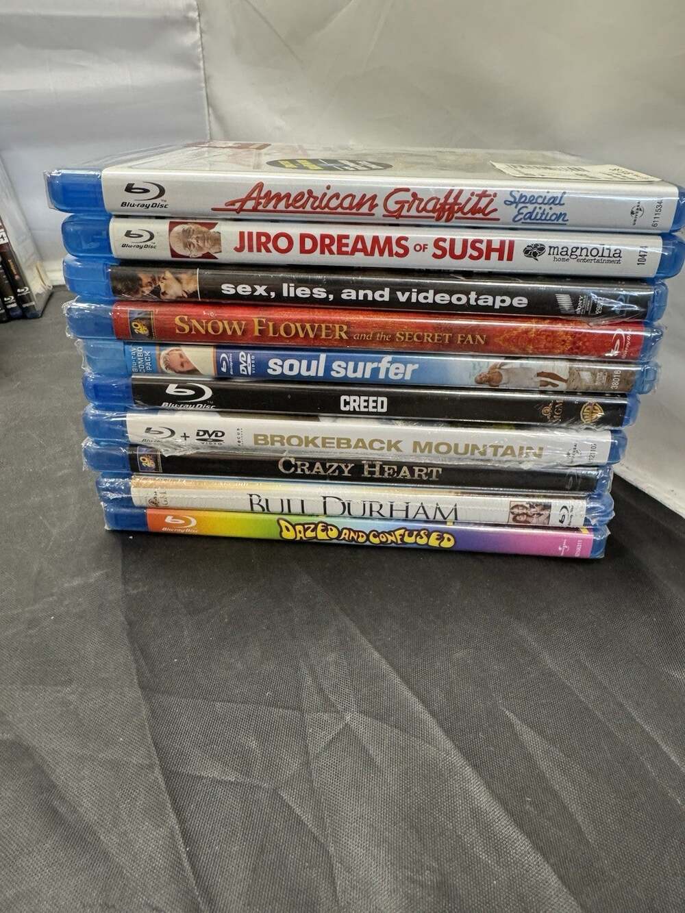 Blu-ray Lot 10 Dazed and Confused American Graffiti Creed Brokeback Mountain New